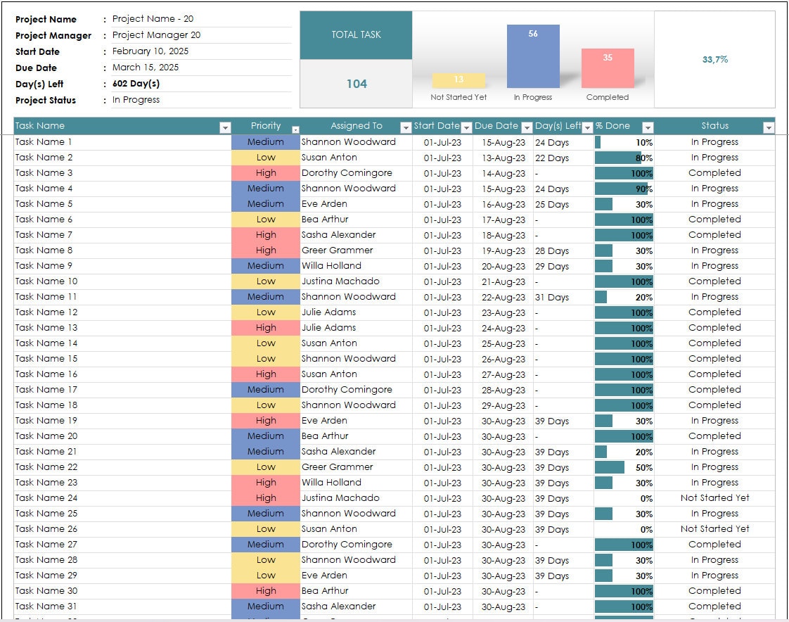 Project Planner Excel Template Project Task Planner Excel Template Project Planner Excel Template Project Task Planner Excel Template