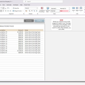 Money Savings Tracker Excel Template, Money Goal Tracker Excel Template ...