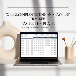 Plantilla de Excel para la hoja de horas semanales de empleados: Nómina y seguimiento de horas