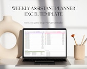 Weekly Office Planner Excel Template: Monday-Friday Organizer (Digital Download)