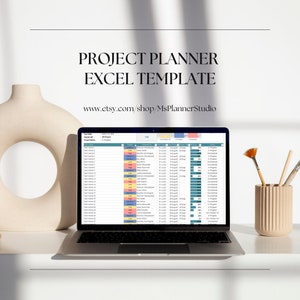 Project Planner Excel Template: Task Tracker Workbook