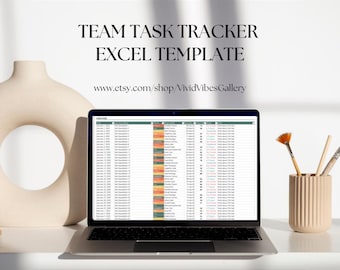 Modello Excel per il monitoraggio delle attività del team: foglio di calcolo per la gestione dei progetti
