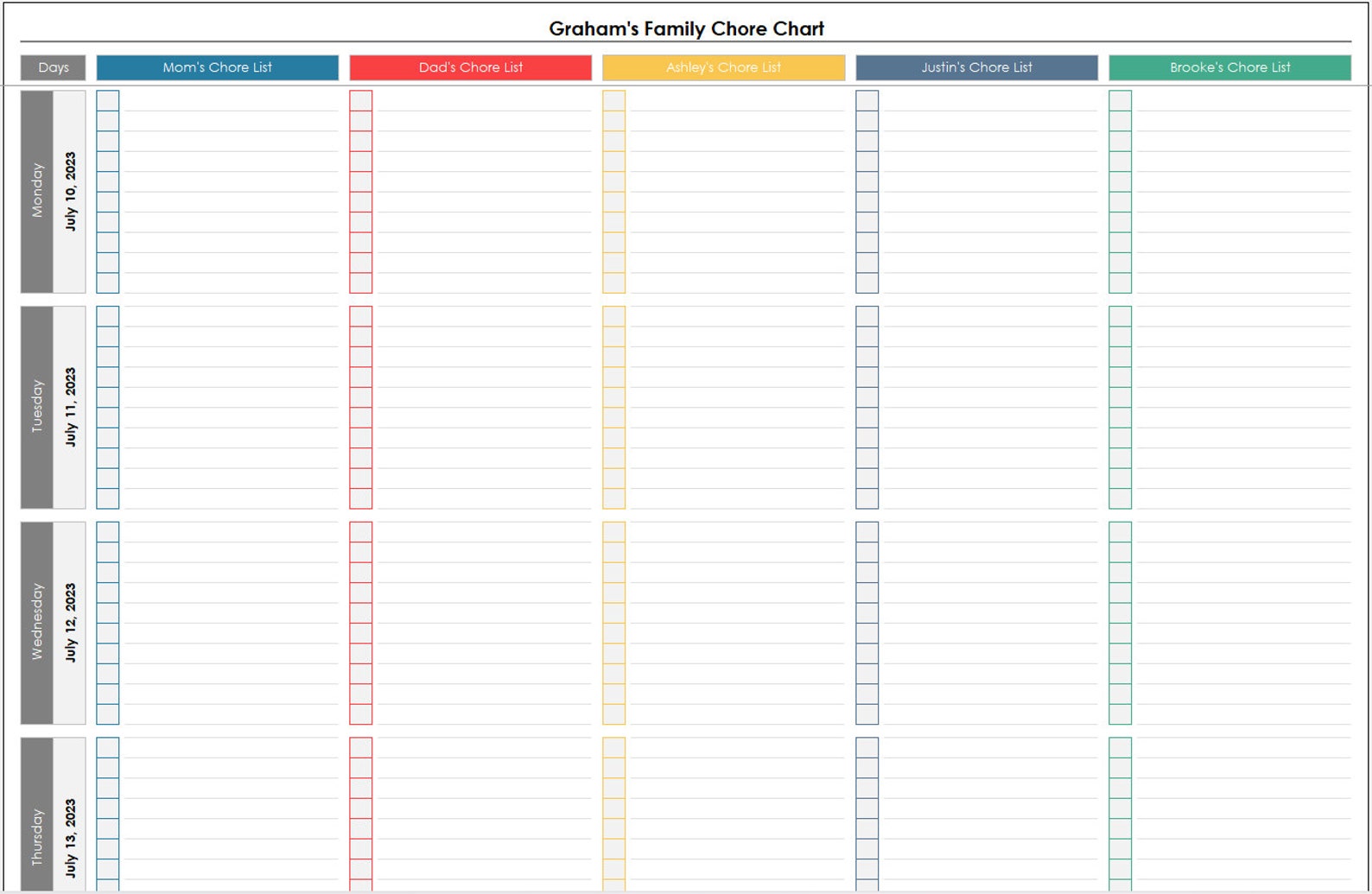 weekly-family-chore-chart-excel-template-weekly-family-to-do-list