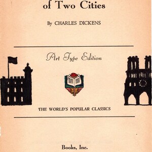 A Tale of Two Cities Title Page