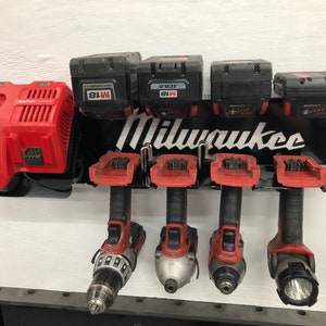 Milwaukee M18 Battery Tool and Charger Station