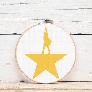 Cross Stitch Pattern / Hamilton / Broadway/ Digital Download / Theater