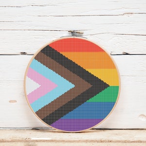 Pride Colors Cross Stitch Pattern