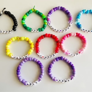 Pulseras de amistad BTS Bias