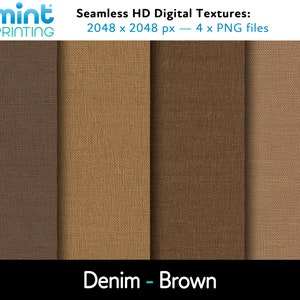 Denim - Seamless HD Textures - Brown