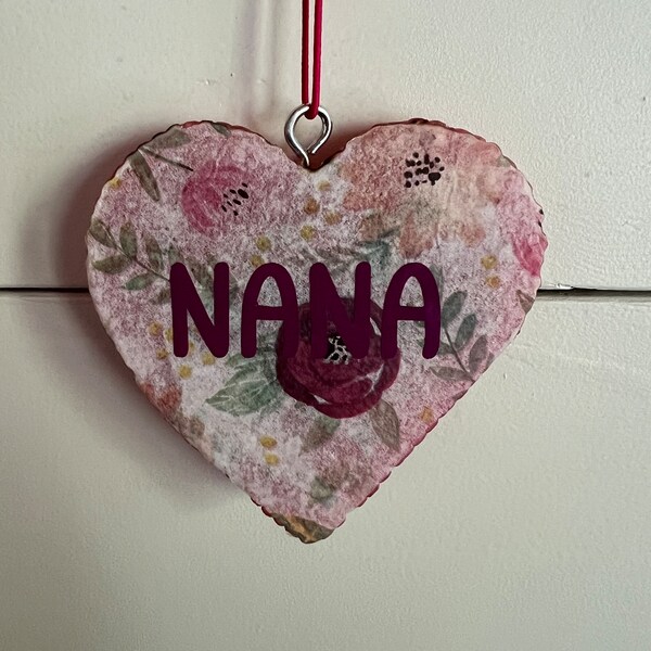 Nana Freshie, Stylish Grandmother Freshie, Car Accessory, Floral Car Decor, Stylish Gift for Nana, Mother's Day Gift, Gift from Grandchild