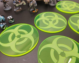 3" Phosphor Marker Tokens (10 Pack)