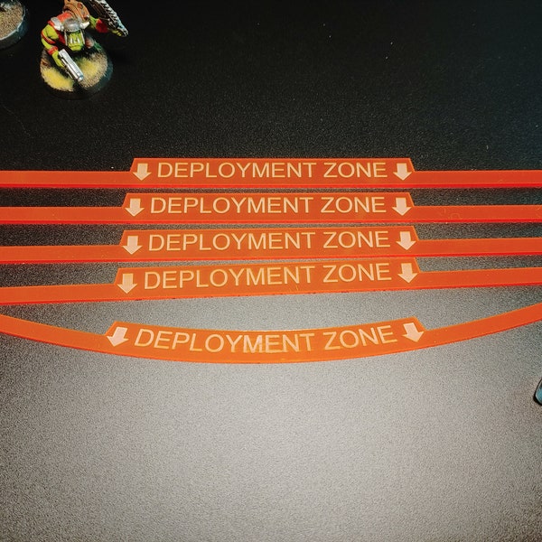 40k Deployment Zone Markers Etsy