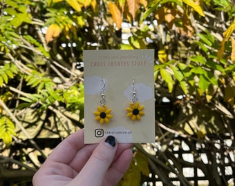 Sunflower earrings