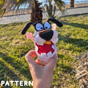 Virkmönster för fega hundar, amigurumi PDF