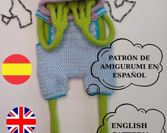 Frog Bag Crochet Pattern PDF – Amigurumi Phone Purse –Bilingual (English & Español)