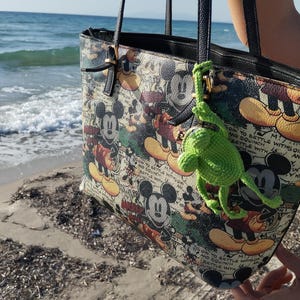 Niedlicher Frosch Frosch Anhänger für die Geldbörse – gehäkelte Amigurumi PDF Anleitung (Englisch & Deutsch)