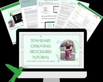 SOP Template, Master List, & Examples (Google Docs, Google Sheets) (Digital Download)