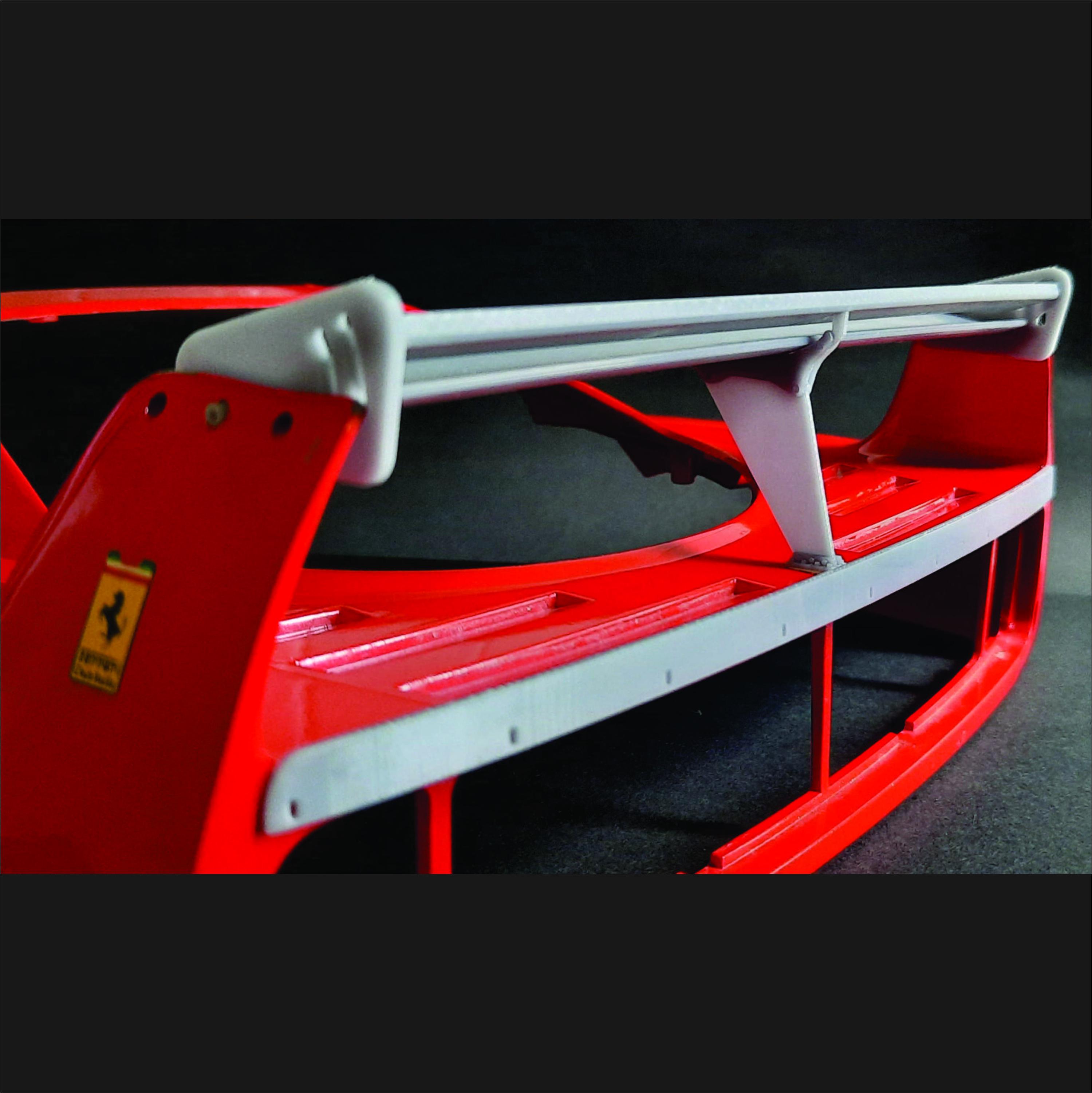 1/8 Pocher Ferrari F40 Rear Wing & Spoiler Lip LM GTE Competizione ...