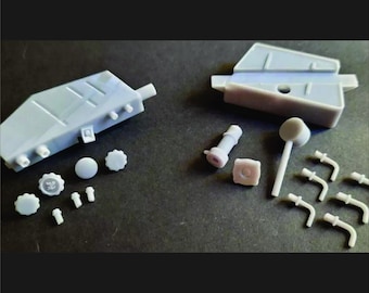 1/8 Pocher Ferrari F40 Oil & Radiator Expansion Tank with Caps - Resin
