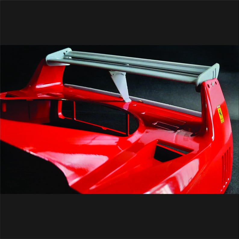 1/8 Pocher Ferrari F40 Rear Wing & Spoiler Lip LM GTE Competizione ...
