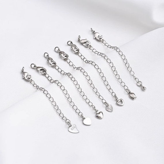 4 Pezzi Prolunghe In Oro 14k Per , Collana E Cavigliera - Foto 6