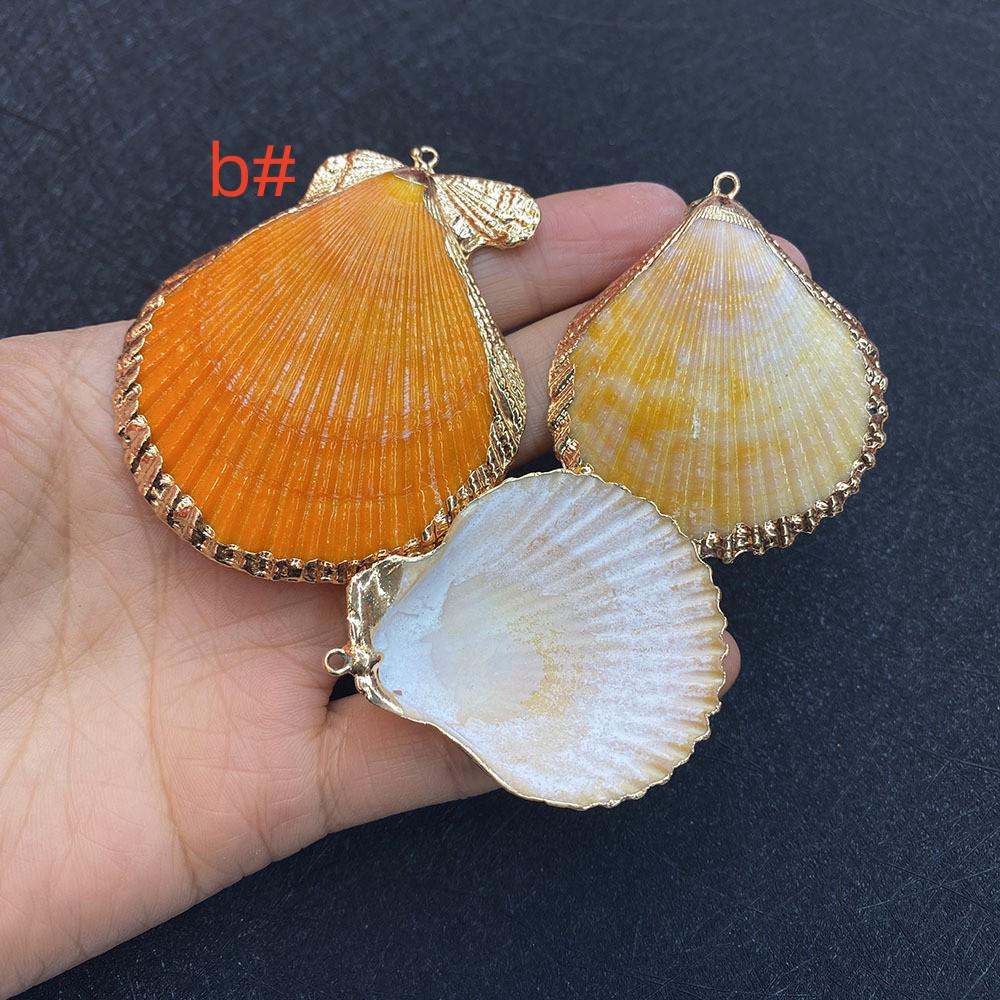 Coach Shell Charm Natural Shell Charm, 3D Conch Charm, Marine Life Decoration Charm ...
