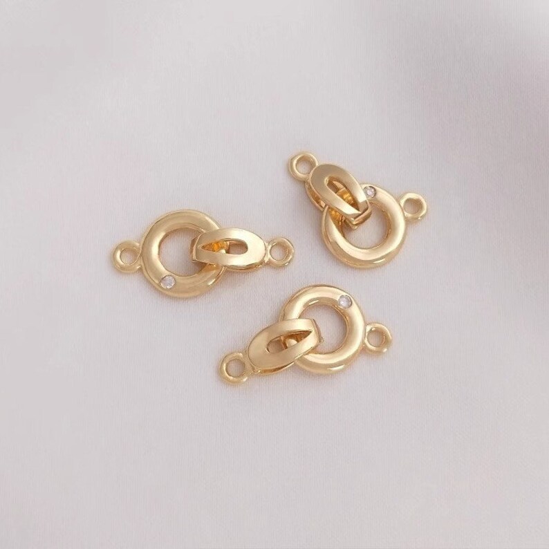 Necklace Shortener,chain Shortener,clasp for Necklace,small Classic Silver,gold or Silver Plated