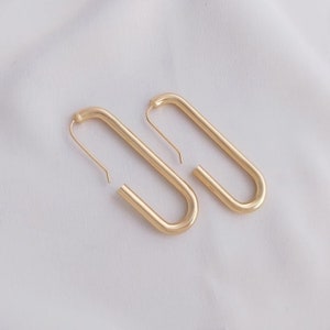 Verdickte Pin Ohrhaken, U-Ohrring Ohrhaken, vergoldetes Messing, Offene Ohrhaken, Ohrring-Zubehör, Hebel Ohr Drahthaken Großhandels-LT1200