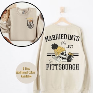 Pittsburgh Football Sweatshirt Crewneck, Pittsburgh Apparel, Pittsburgh Football Fan Gift, Vintage Pittsburgh Football T-Shirt For Game Day