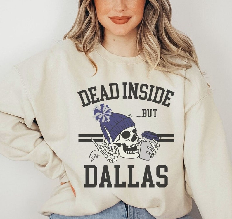 Dallas Football Fans Hoodie – 'Sundays Are For The Boys' Pullover Sweatshirt For Game Day - View #2