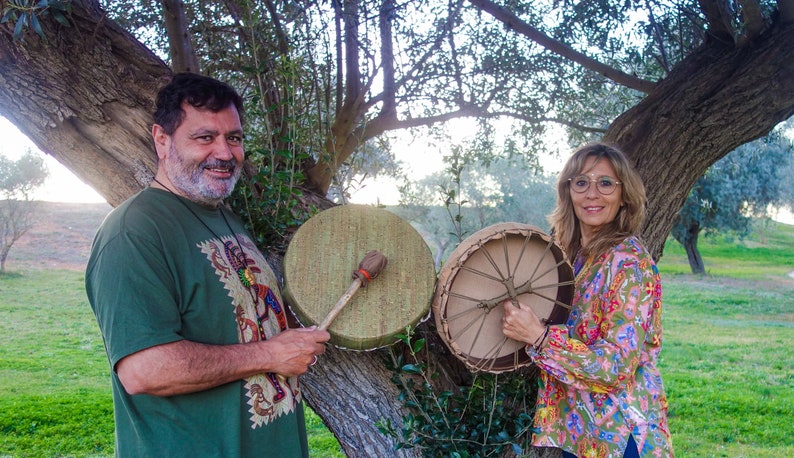 Tambor Chamánico VEGANO 100%