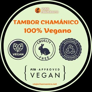 Tambor Chamánico VEGANO 100%