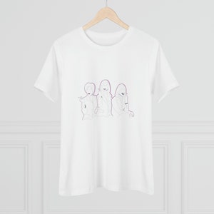 First Wives Club Graphic Women&#39;s T Shirt on Women&#39;s Relaxed Jersey Tee // First Wives Club T Shirt on Women&#39;s Premium Tee