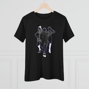 Clueless Graphic Women&#39;s Black T Shirt on Women&#39;s Relaxed Jersey Tee // Clueless T Shirt on Women&#39;s Premium Tee