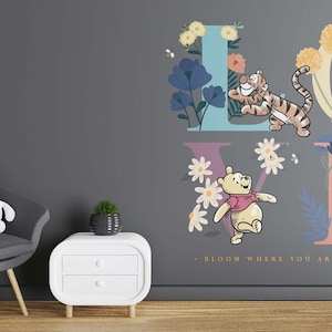 Disney Winnie the Pooh Wall Decal Removable Love Quote Wall Decor for Baby Nursery and Girl&#39;s Room