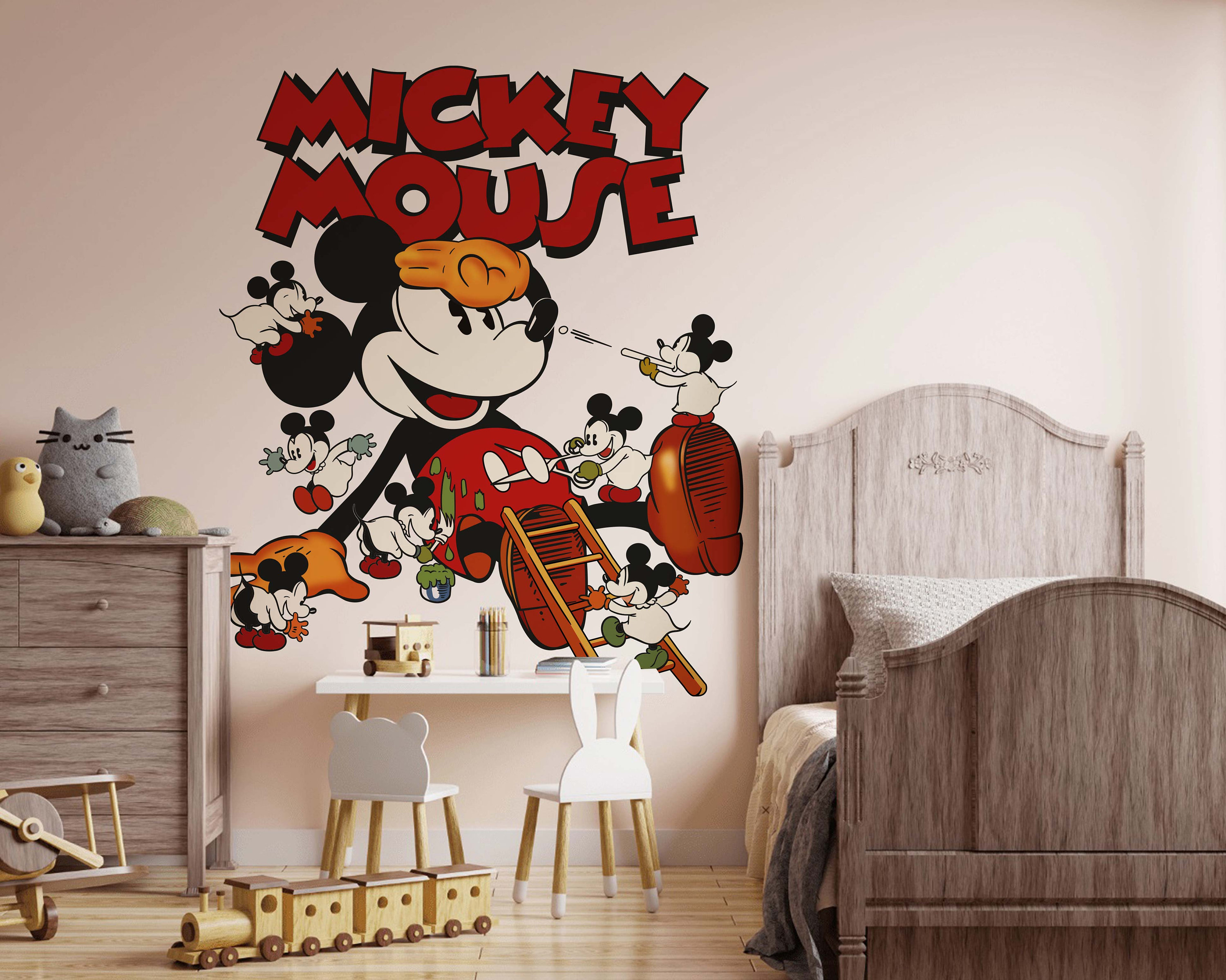 Transform Your Space With Mickey Mouse Nightmare Removable