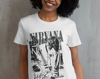 Nirvana t shirt, 90s rock, 90s rock t shirt, nirvana kids shirt.