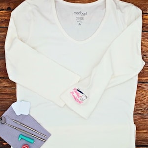 Embroidered, Under Shirt, Dental Assistant, Scrubs, Gift, Dental, Tee Shirt, T-Shirt, Custom, Team Wear, Fun, Unique,