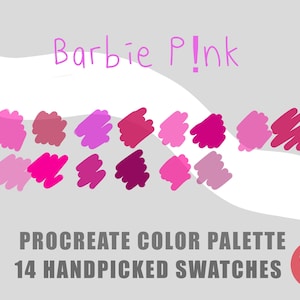Barbie Pink Color Swatches For Procreate Pink Aesthetic Pink Color Il 300x300.5610993594 L966
