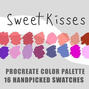 Mother&#39;s Day Procreate Color Palette, Color Swatches, Procreate Palette, Color Palettes, Mother&#39;s Day-Inspired Handpicked Color Swatches