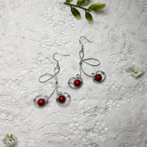 cherry earrings
