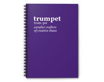 Trumpet Definition Spiral Notebook - Ruled Line