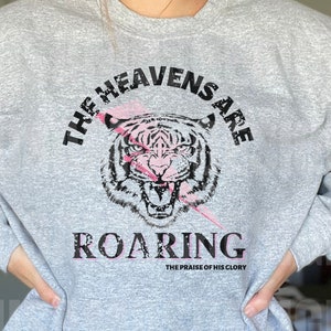 The Heavens Are Roaring | Digital Design Download png | PNG | Sublimation Tee | Religious