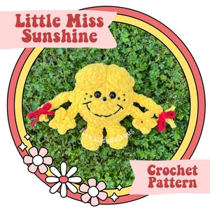 Little Miss Sunshine Crochet PATTERN Amigurumi Tutorial DIY