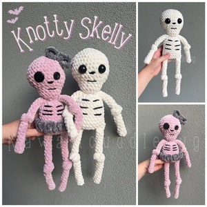 Knotty Skelly Crochet Amigurumi Pattern