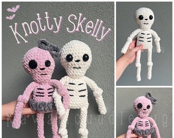 Knotty Skelly Crochet Amigurumi Pattern