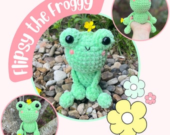 Patrón Amigurumi de Crochet Flipsy la Rana