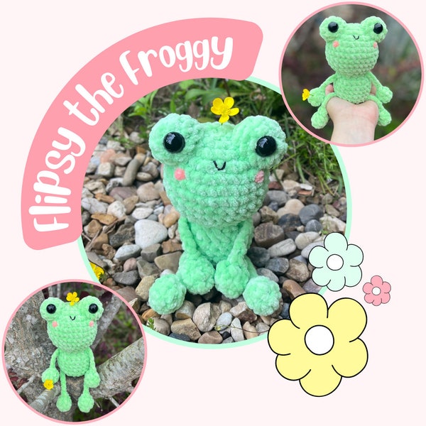 Flipsy the Froggy Crochet Amigurumi Pattern