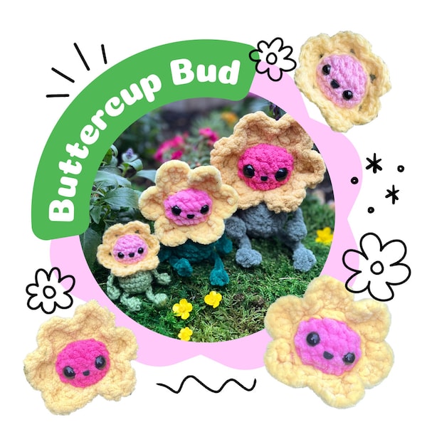 Buttercup Bud Crochet Pattern