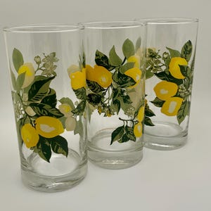 Vintage Royal Norfolk au citron, lot de 4 | Cadeaux pour elle | Cadeaux pour maman | Cadeaux de pendaison de crémaillère | Décoration d&#39;été
